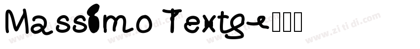 Massimo Text字体转换